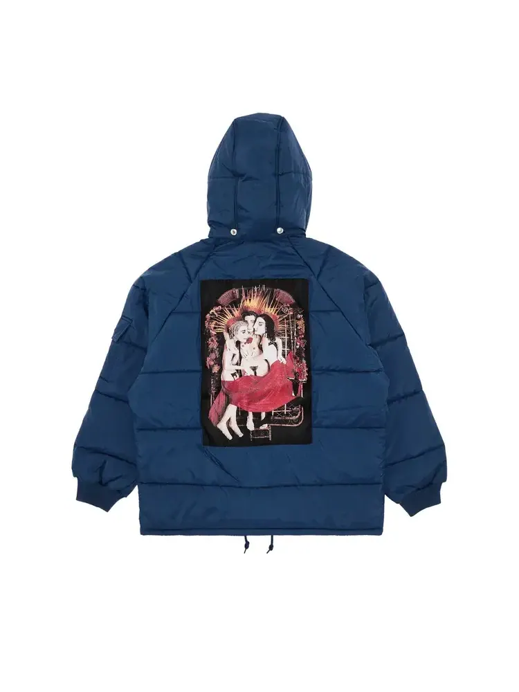 Куртка Supreme x Jane's Addiction Mechanics Jacket 'Navy' — изображение 2 из 3, синий