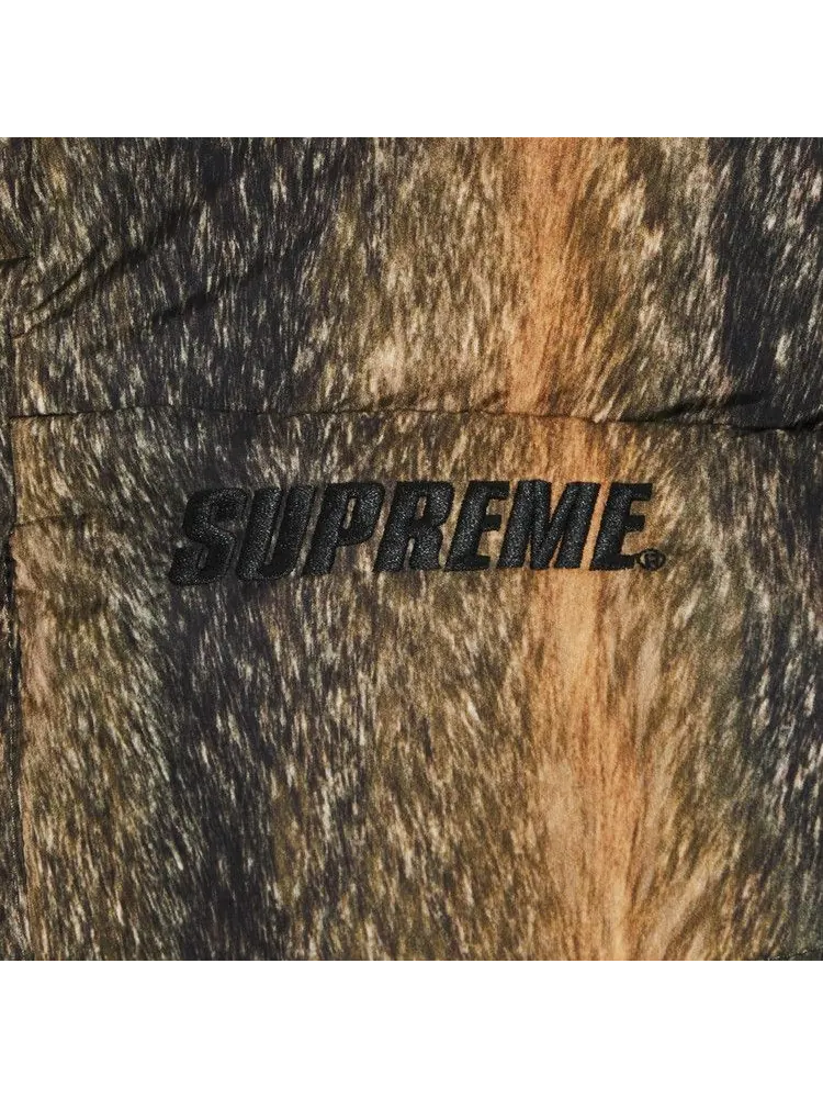 Парка Supreme GORE-TEX 900-Fill Down Parka, Fur Print — изображение 3 из 3, бежевый