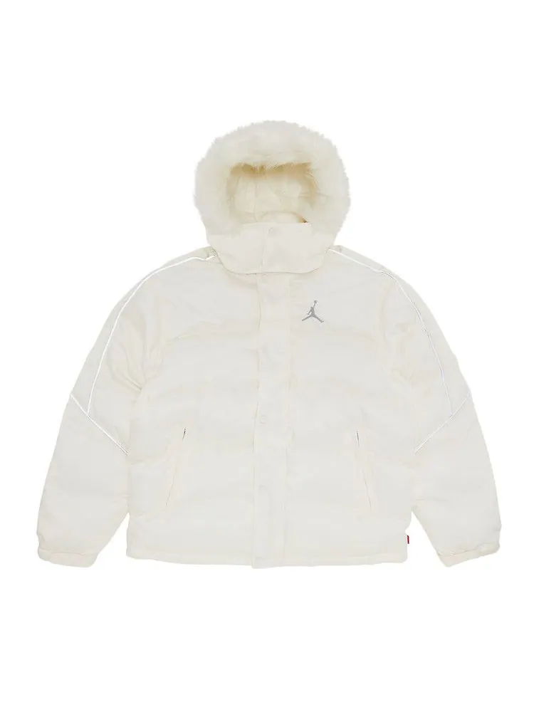 Куртка Supreme x Jordan Puffer Jacket — изображение 1 из 3, белый