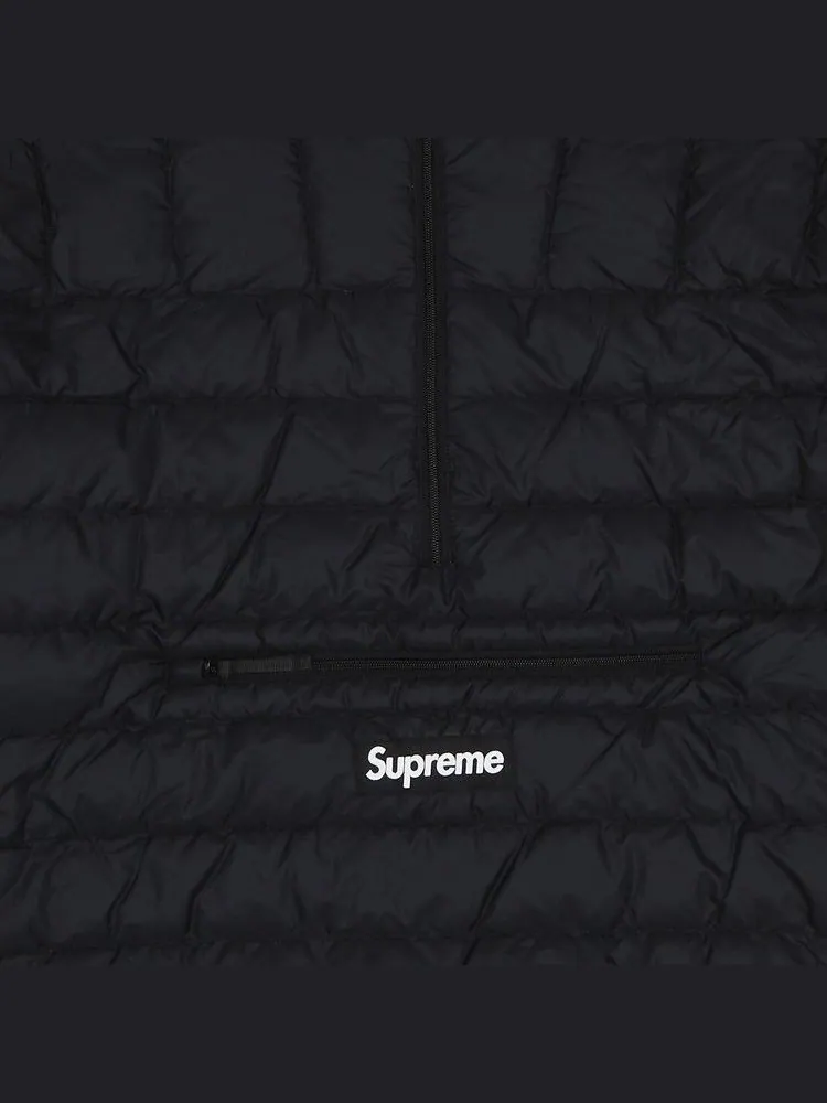 Куртка Supreme Micro Down Half Zip Hooded Pullover — изображение 3 из 3, черный