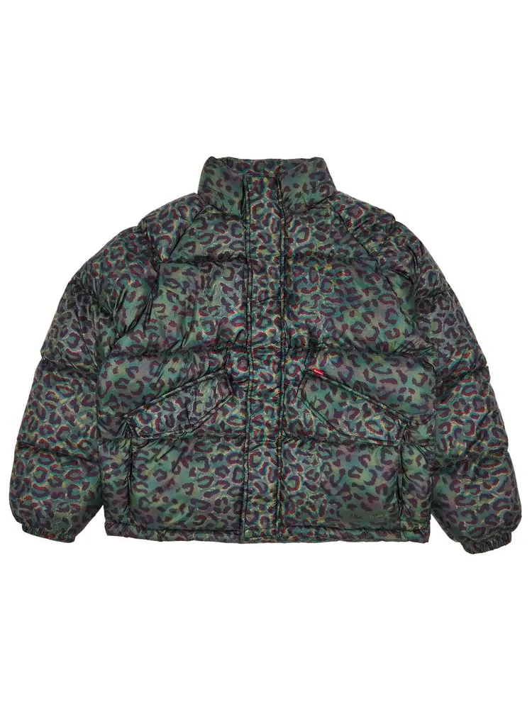 Куртка Supreme 700-Fill Down Lightweight Puffer Jacket Leopard — изображение 1 из 3, леопардовый