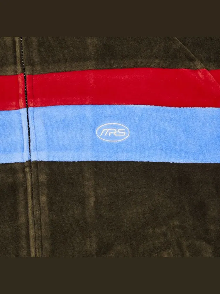 Куртка Supreme x Martine Rose Velour Track Jacket 'Brown' — изображение 3 из 3, коричневый