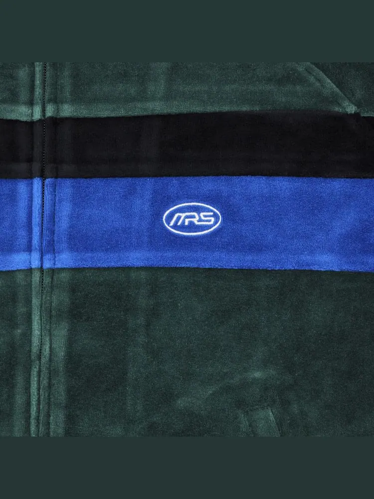 Куртка Supreme x Martine Rose Velour Track Jacket 'Green' — изображение 3 из 3, зеленый