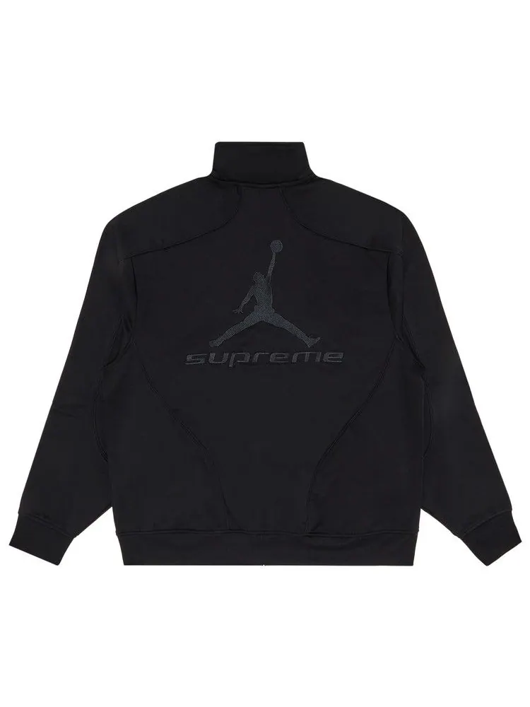 Спортивная куртка Supreme x Jordan Tricot Track Jacket — изображение 2 из 3, черный