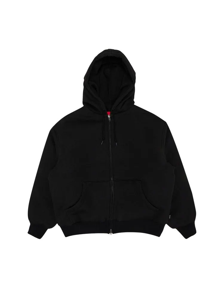 Толстовка Supreme x The North Face Down Filled Zip Up Hooded Sweatshirt — изображение 1 из 3, черный