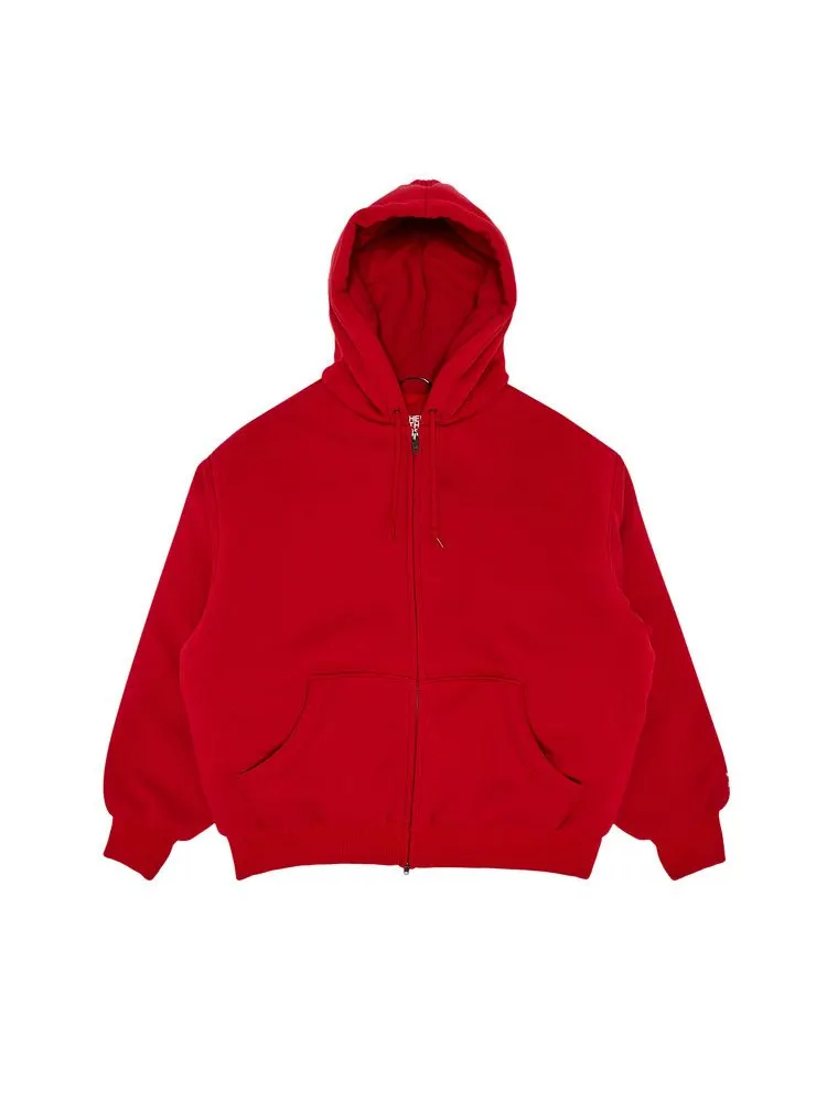 Толстовка Supreme x The North Face Down Filled Zip Up Hooded Sweatshirt — изображение 1 из 3, красный