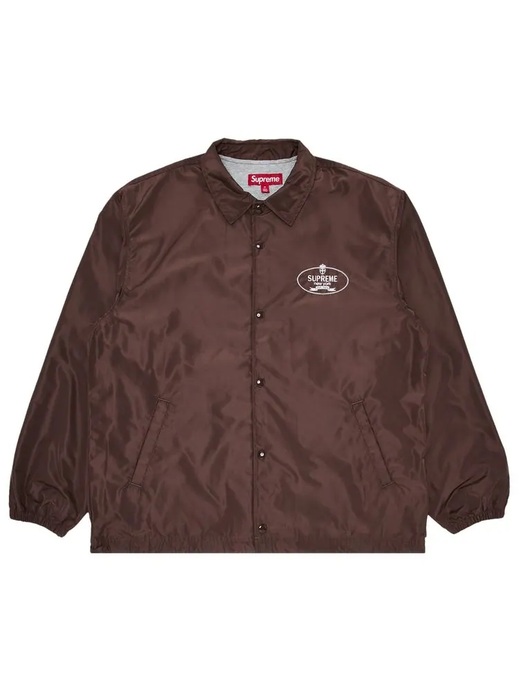 Куртка Supreme Crest Coaches Jacket 'Brown' — изображение 1 из 3, коричневый