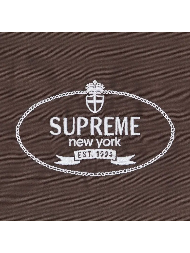 Куртка Supreme Crest Coaches Jacket 'Brown' — изображение 3 из 3, коричневый