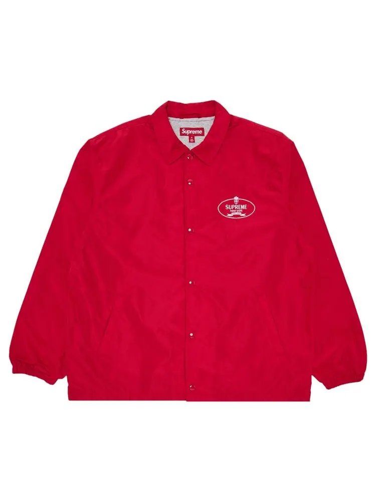 Куртка Supreme Crest Coaches Jacket Red — изображение 1 из 3, красный