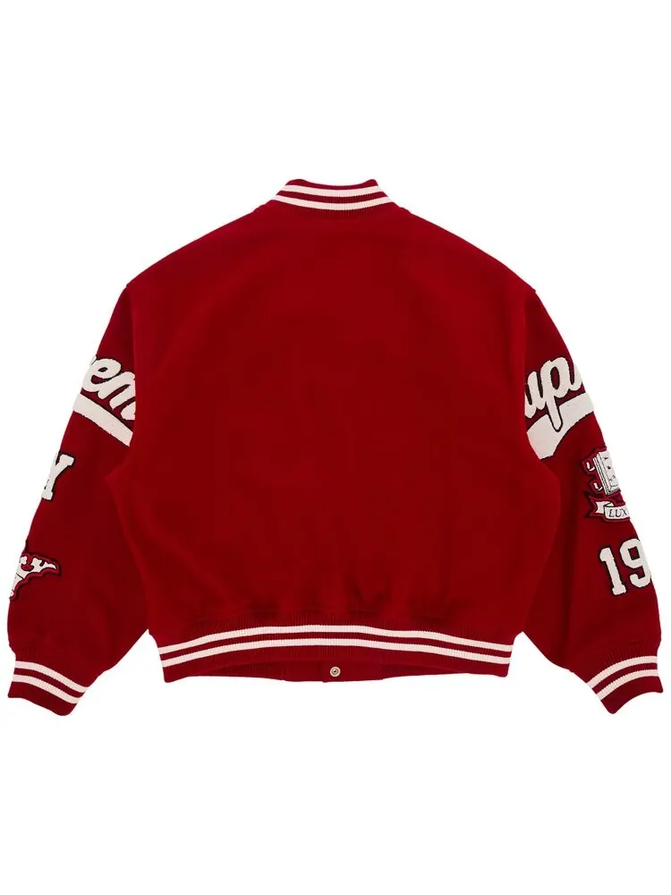 Куртка Supreme Veritas Varsity Jacket — изображение 2 из 3, красный