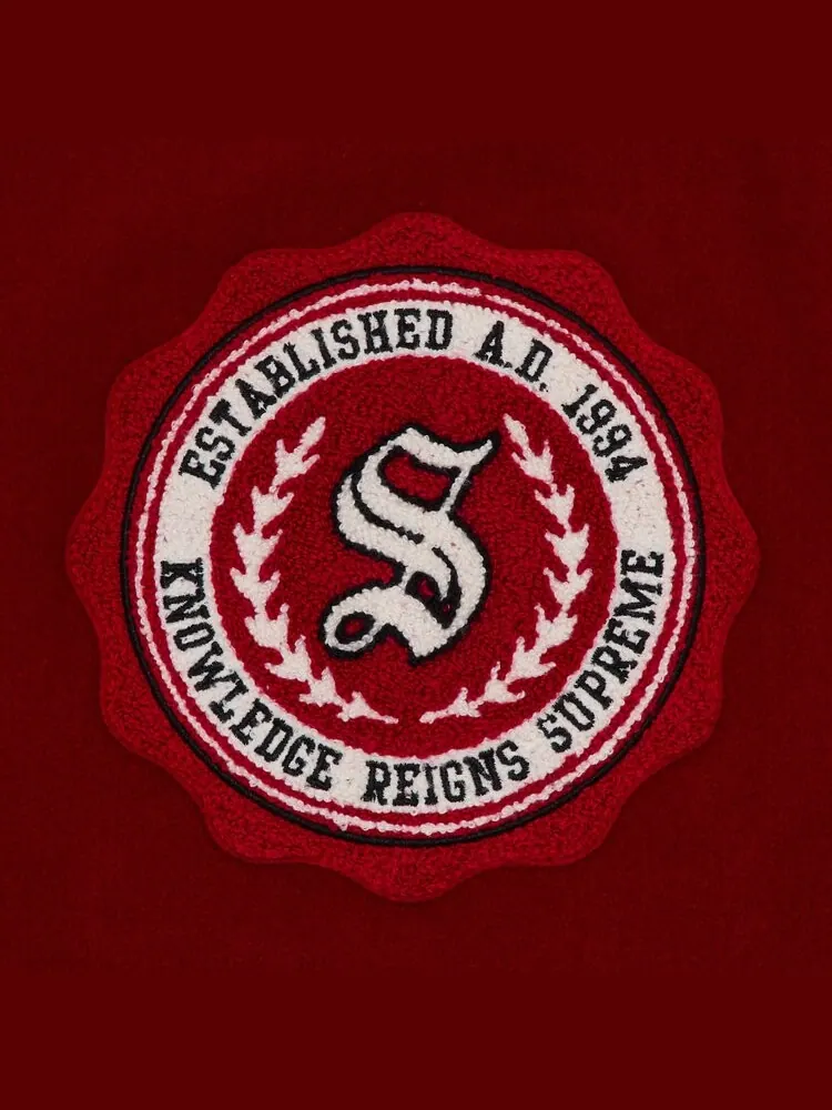 Куртка Supreme Veritas Varsity Jacket — изображение 3 из 3, красный