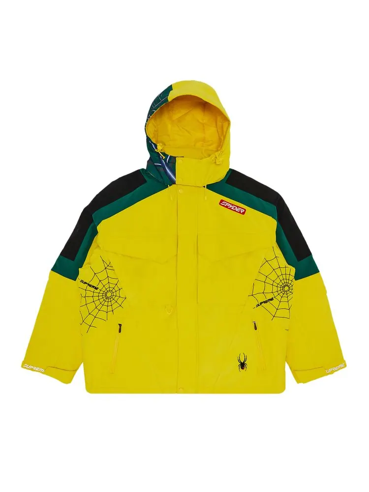 Куртка Supreme x Spyder Technical Jacket Yellow — изображение 1 из 3, желтый