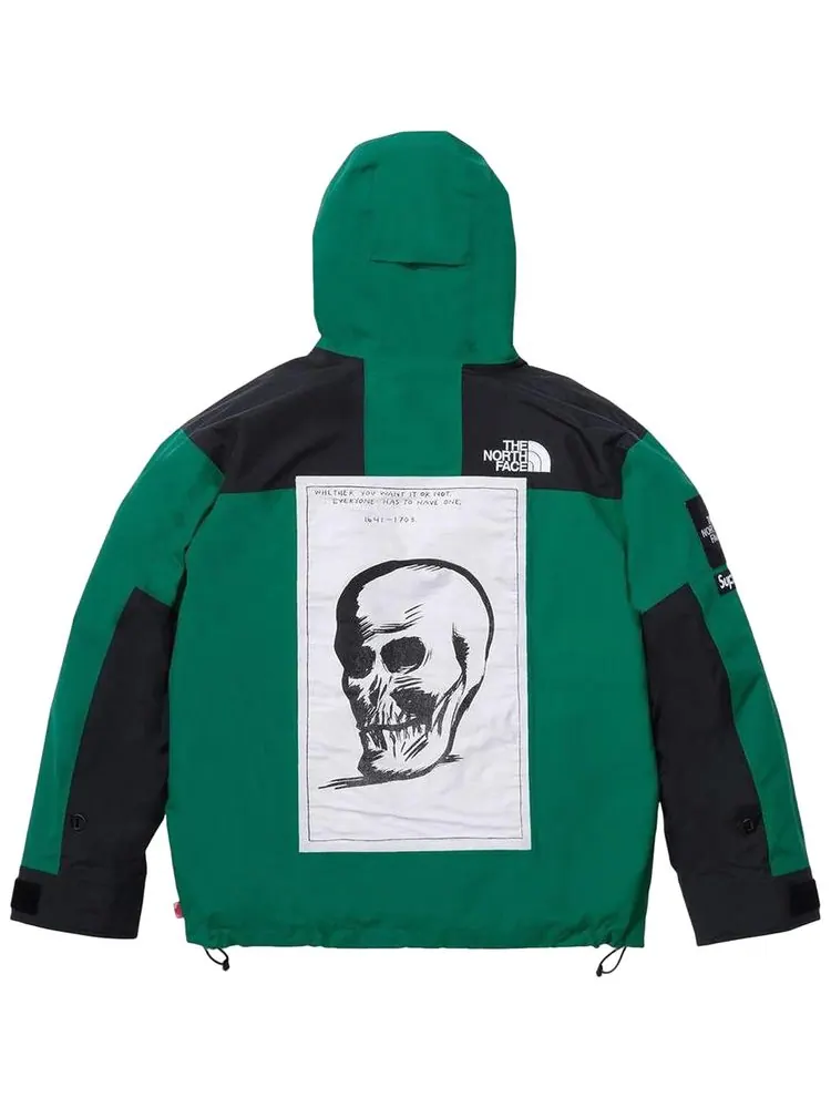 Куртка Supreme x The North Face Mountain Jacket 'Green' — изображение 2 из 2, зеленый