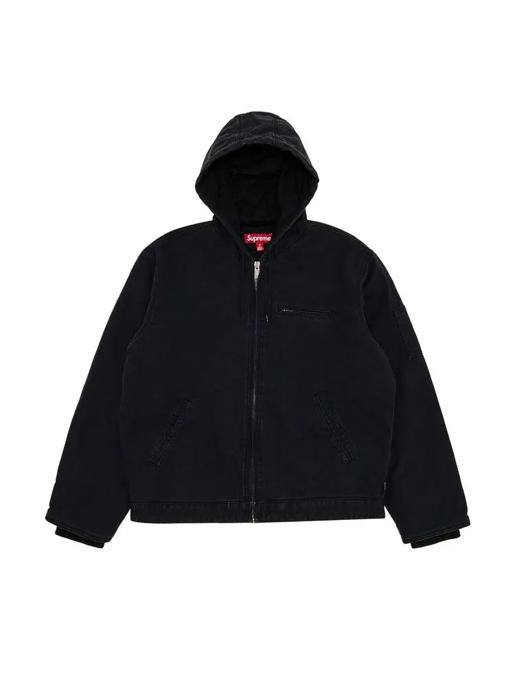 Куртка Supreme x Thrasher Hooded Work Jacket — изображение 1 из 3, черный