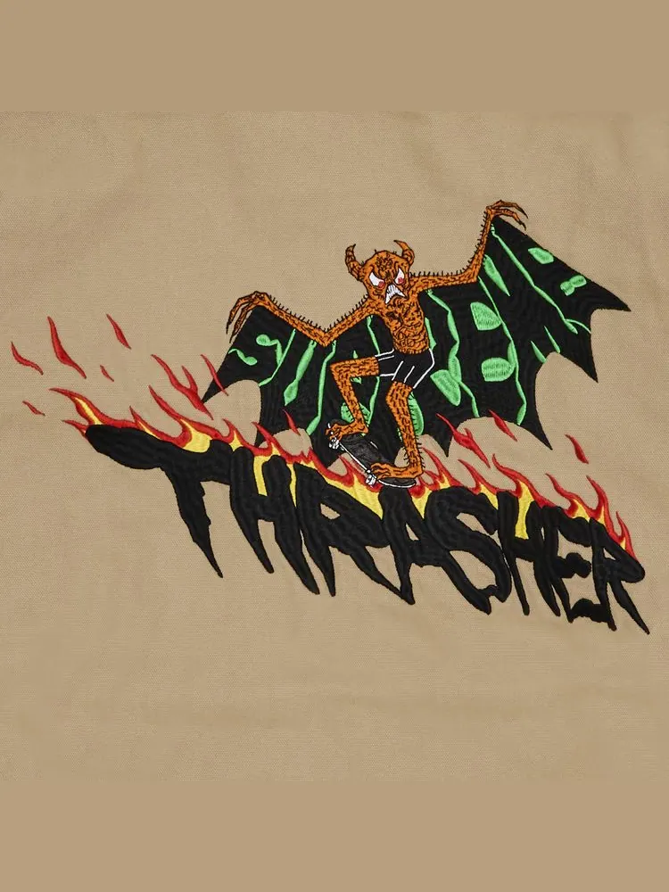 Куртка Supreme x Thrasher Hooded Work Jacket 'Tan' — изображение 3 из 3, бежевый