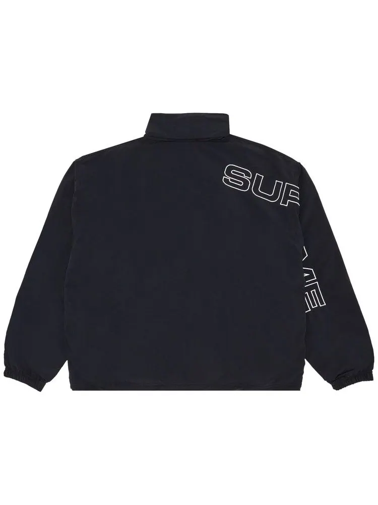Спортивная куртка Supreme Spellout Embroidered Track Jacket — изображение 2 из 3, черный