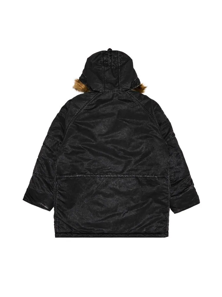 Парка Supreme Washed Flight Satin N-3B Parka — изображение 2 из 3, черный