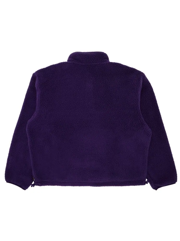 Пуловер Supreme Polartec Shearling Reversible Pullover 'Purple' — изображение 2 из 5, фиолетовый