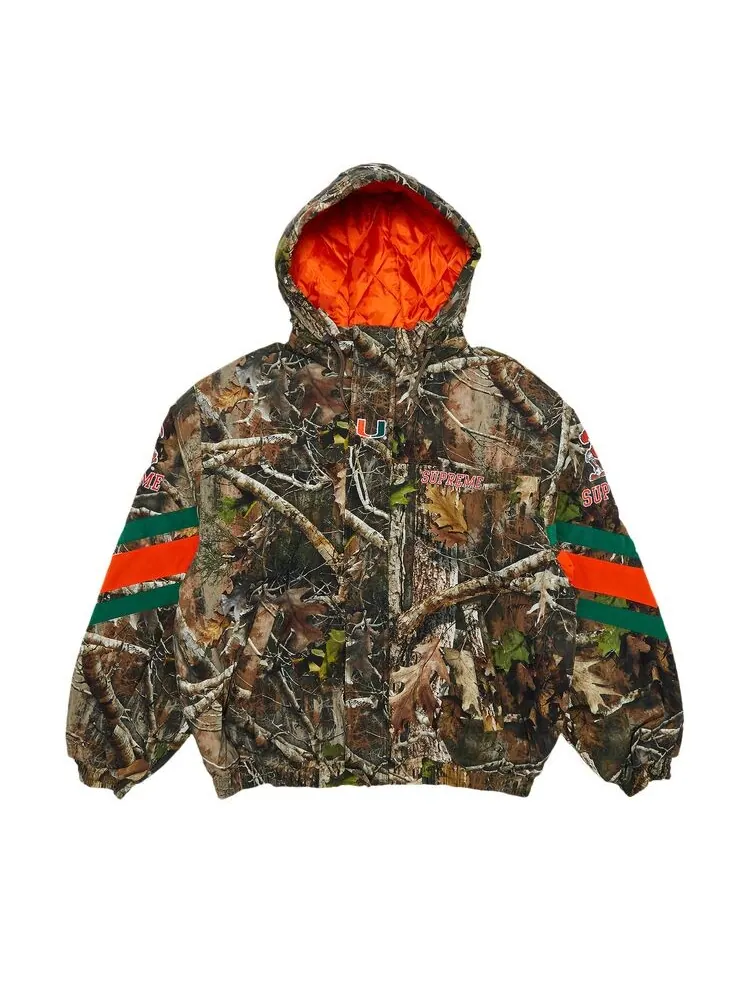 Куртка Supreme x Mitchell & Ness NCAA Hooded Stadium — изображение 1 из 3, мульти