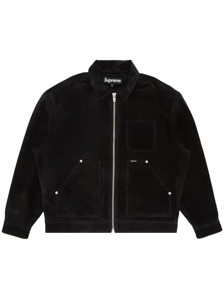 Куртка из замши Supreme — изображение 1 из 3, черный