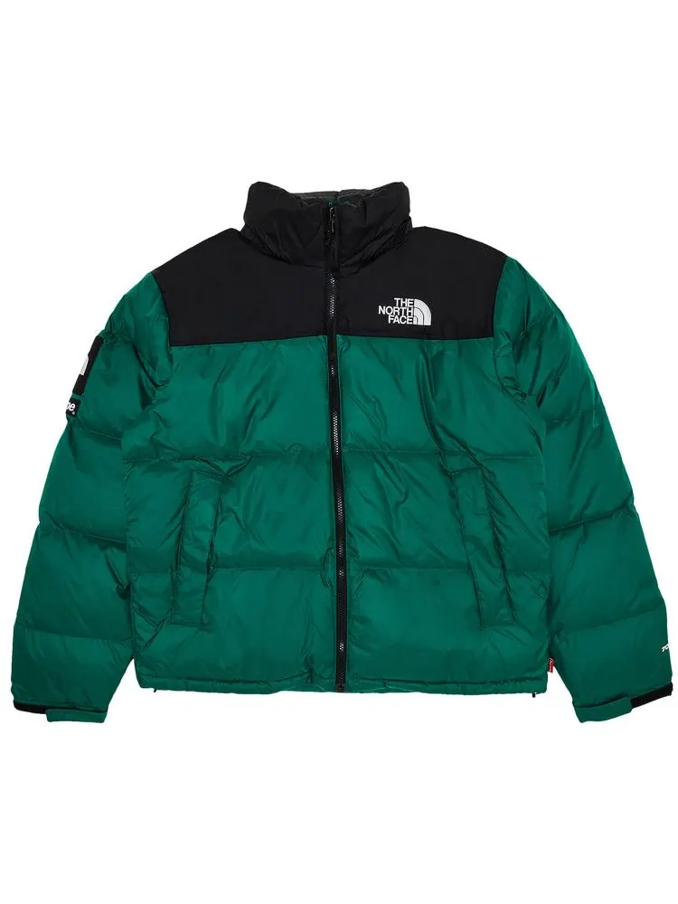 Куртка Supreme x The North Face Nuptse Jacket — изображение 1 из 3, зеленый