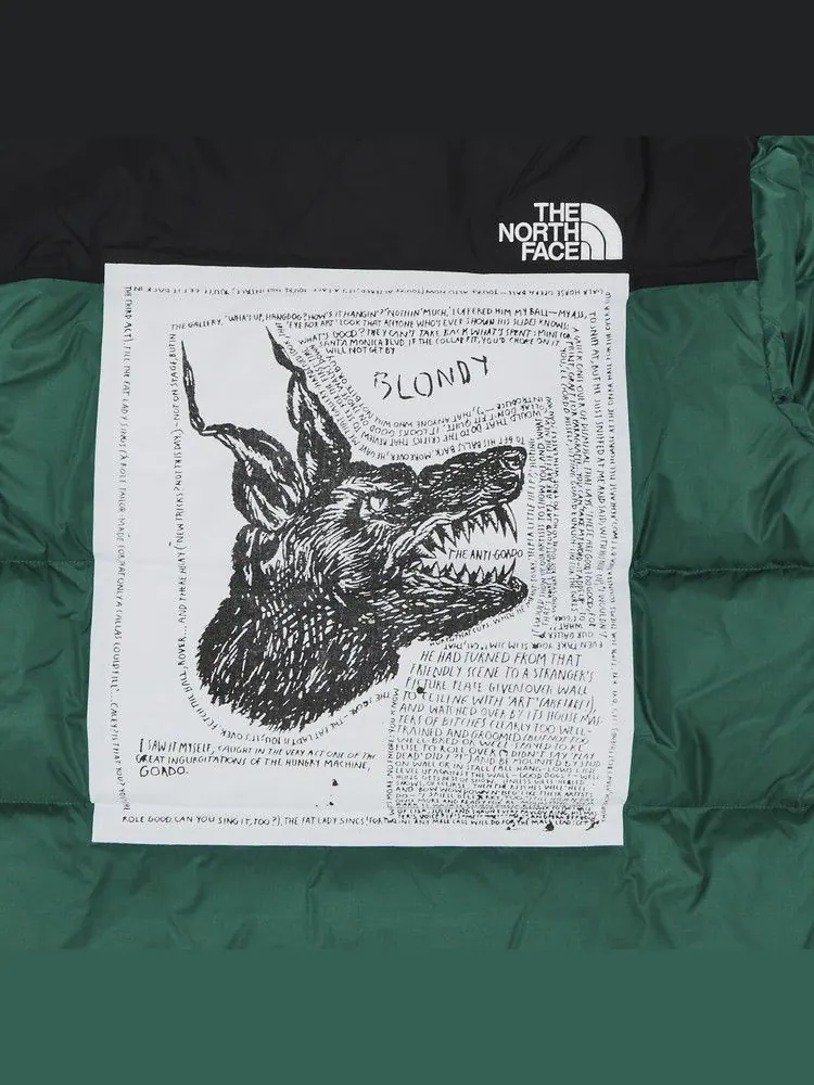 Куртка Supreme x The North Face Nuptse Jacket — изображение 3 из 3, зеленый