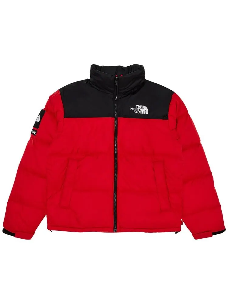 Куртка Supreme x The North Face Nuptse Jacket Red — изображение 1 из 3, красный