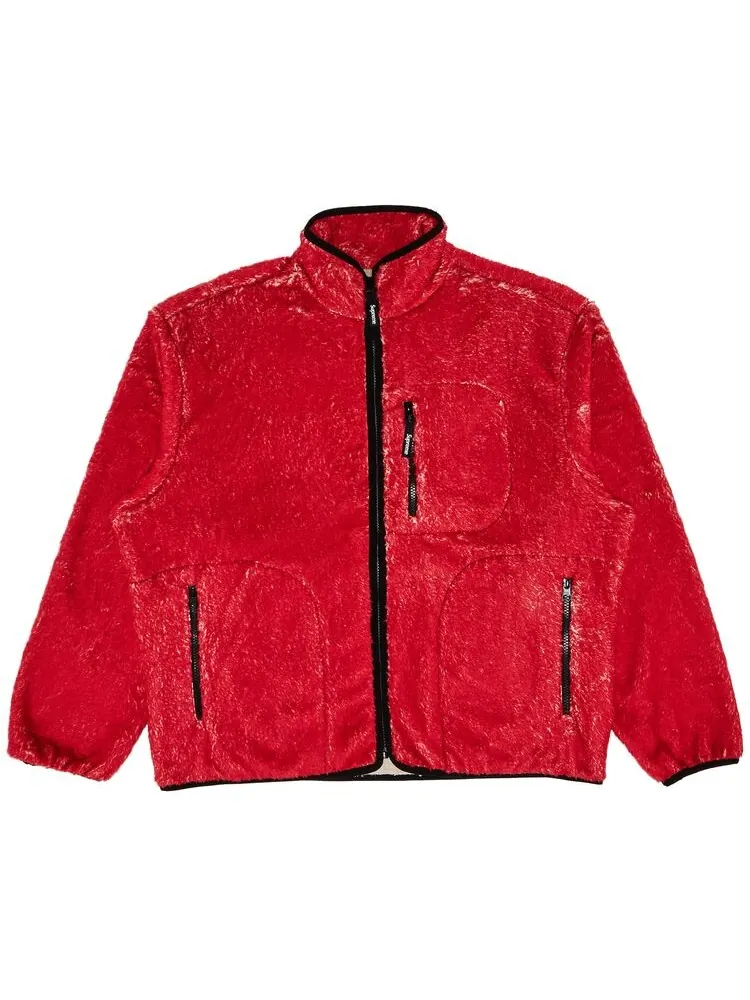 Куртка Supreme Kate Moss Fleece Jacket Red — изображение 1 из 3, красный