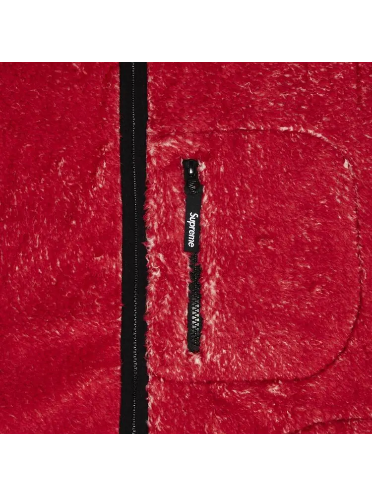 Куртка Supreme Kate Moss Fleece Jacket Red — изображение 3 из 3, красный