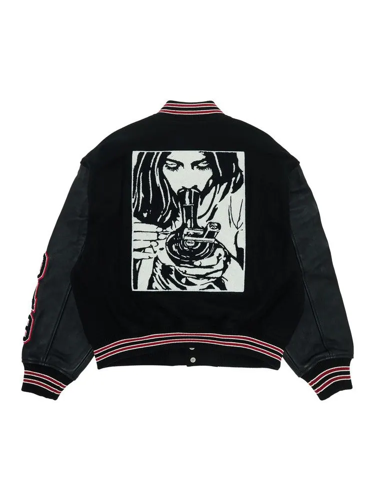 Куртка Supreme x HYSTERIC GLAMOUR Varsity Jacket — изображение 2 из 3, черный