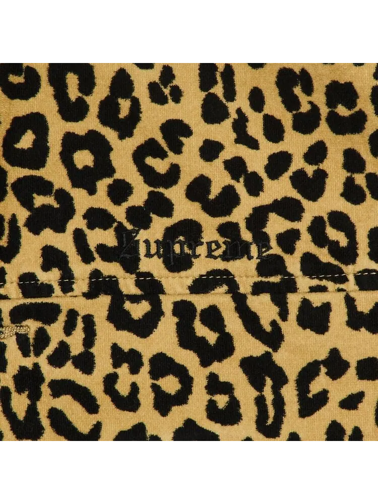 Пальто Supreme Kindermann Uncut Corduroy Car Coat Leopard — изображение 3 из 3, леопардовый
