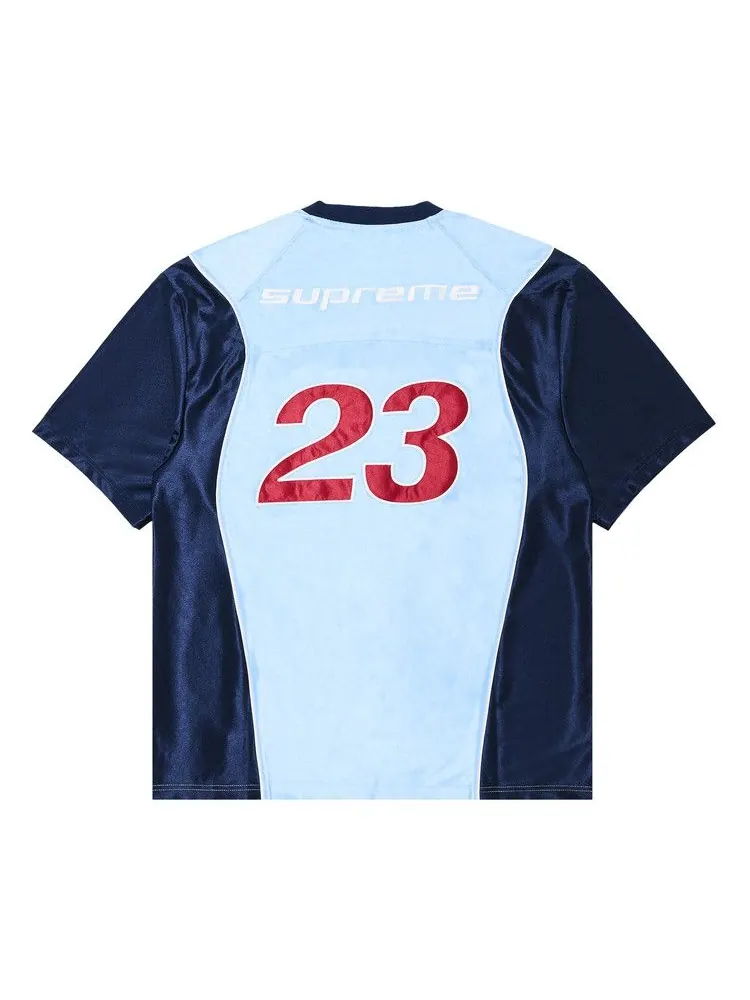 Джерси Supreme x Jordan Warm Up Jersey — изображение 1 из 3, светлый синий