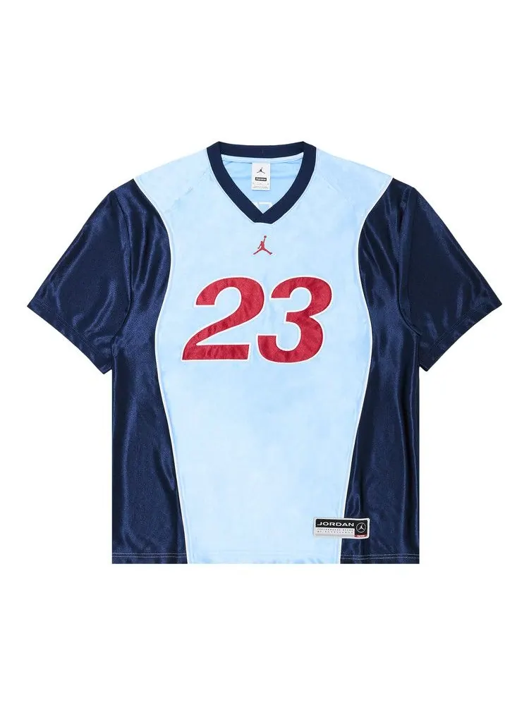 Джерси Supreme x Jordan Warm Up Jersey — изображение 2 из 3, светлый синий