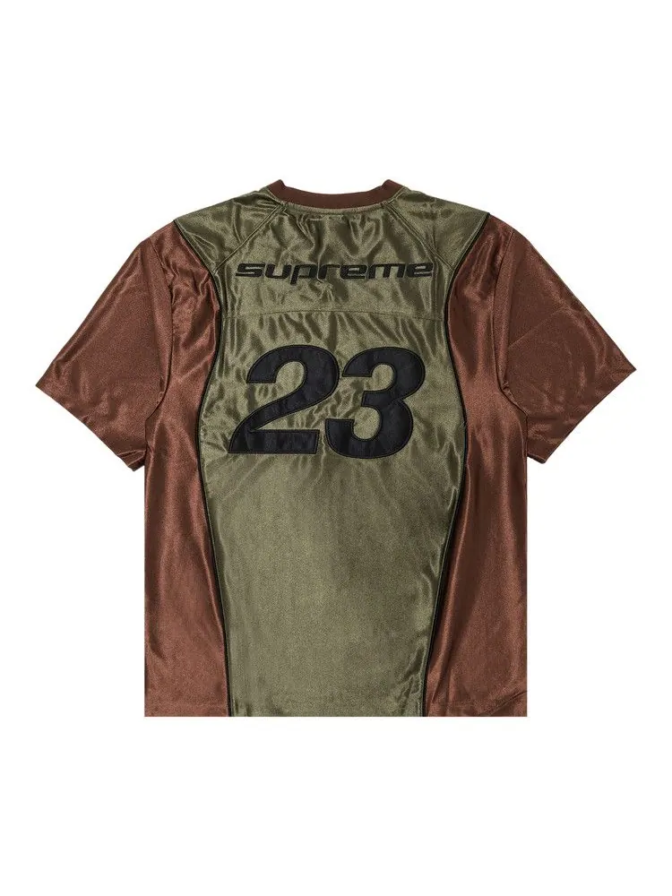 Джерси Supreme x Jordan Warm Up Jersey — изображение 2 из 3, оливковый