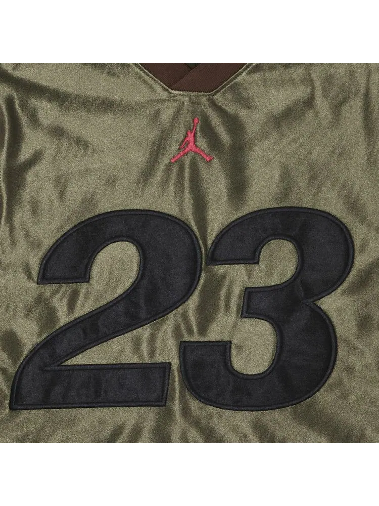 Джерси Supreme x Jordan Warm Up Jersey — изображение 3 из 3, оливковый