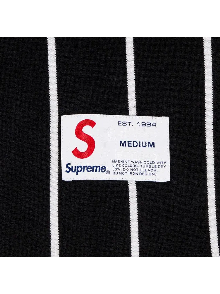Топ Supreme Stripe Raglan Long-Sleeve Top — изображение 3 из 3, черный