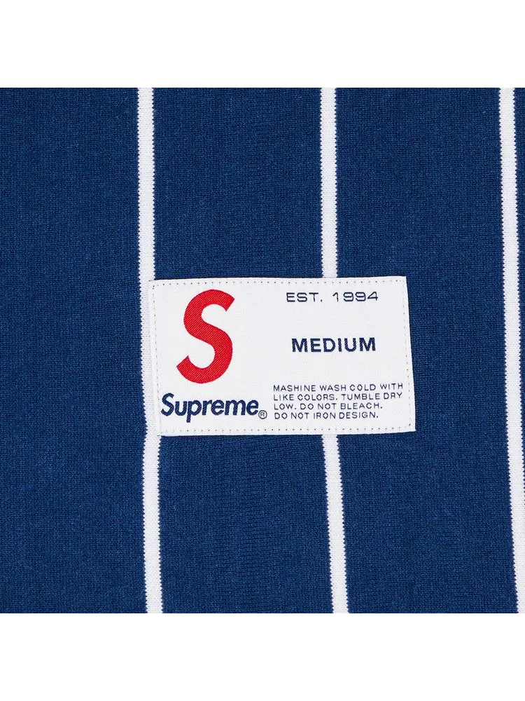 Топ Supreme Stripe Raglan Long-Sleeve Top — изображение 3 из 3, темно-синий