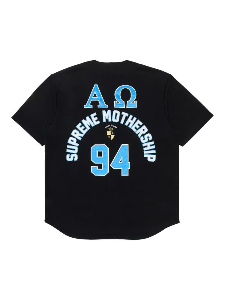 Джерси Supreme Alpha Omega Baseball Jersey — изображение 2 из 3, черный
