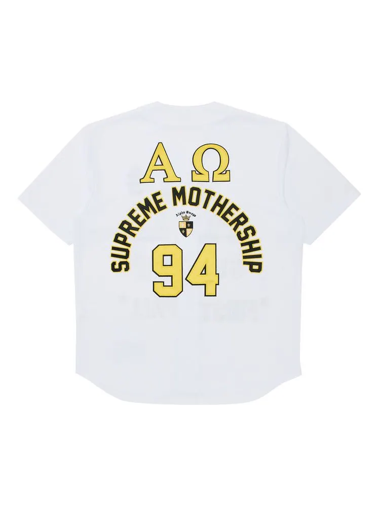Джерси Supreme Alpha Omega Baseball Jersey — изображение 2 из 3, белый