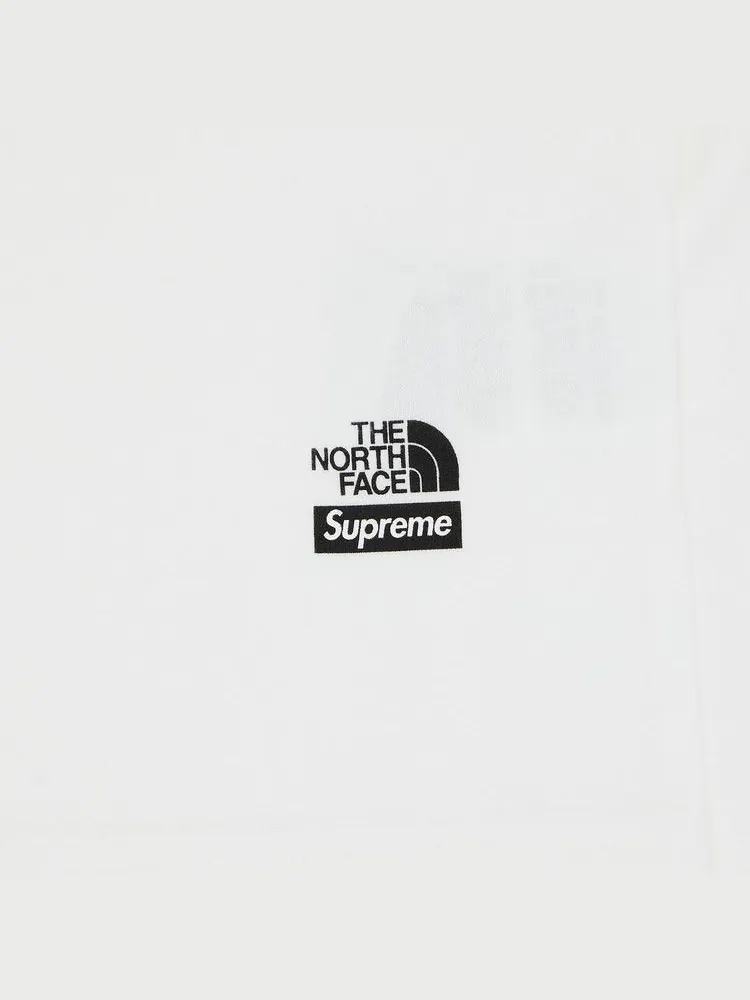 Футболка Supreme x The North Face Short-Sleeve Top 'White' — изображение 3 из 3, белый
