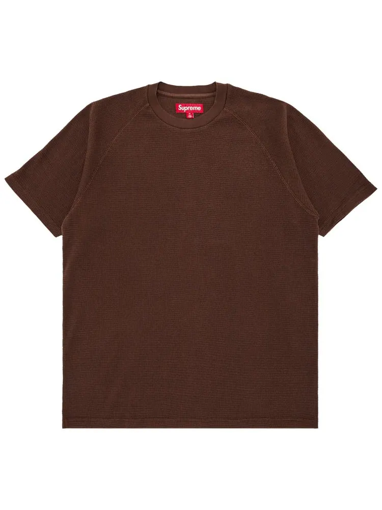 Топ Supreme Stencil Thermal Short-Sleeve Top 'Brown' — изображение 1 из 3, коричневый