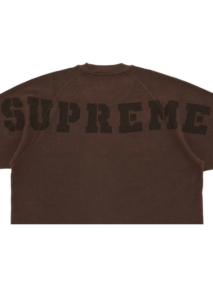 Топ Supreme Stencil Thermal Short-Sleeve Top 'Brown' — изображение 3 из 3, коричневый