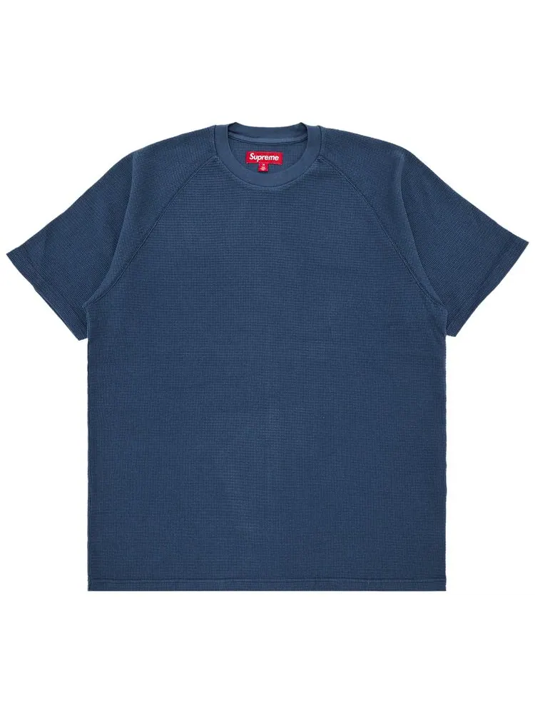 Футболка с коротким рукавом Supreme Stencil Thermal Short-Sleeve Top — изображение 1 из 3, синий