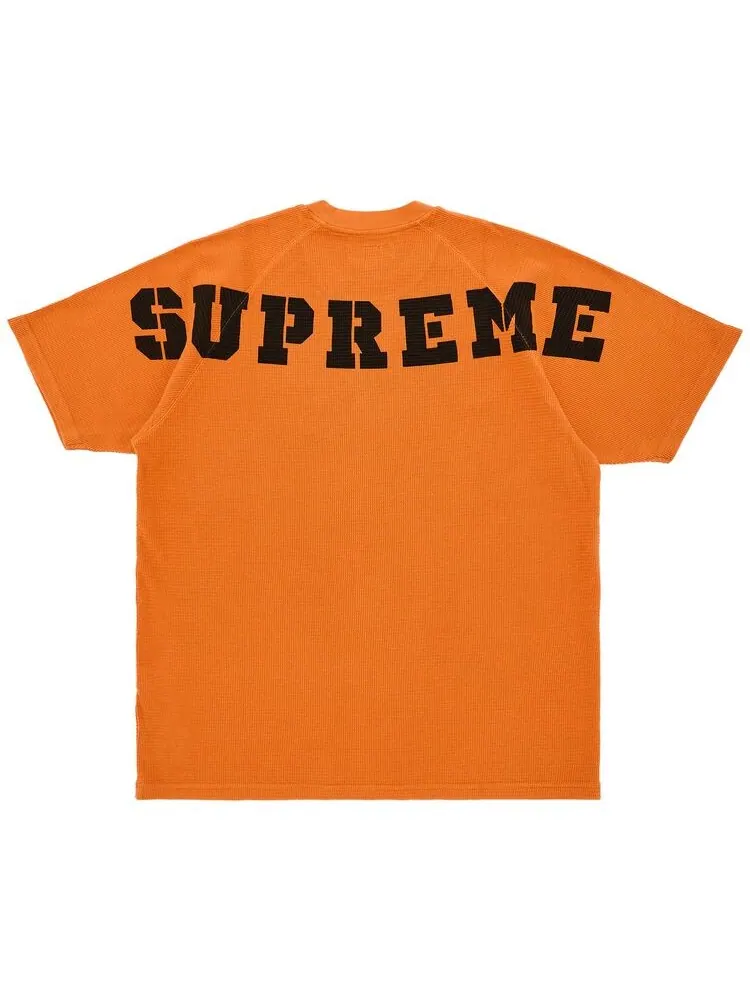 Топ Supreme Stencil Thermal Short-Sleeve Top Orange — изображение 2 из 3, оранжевый