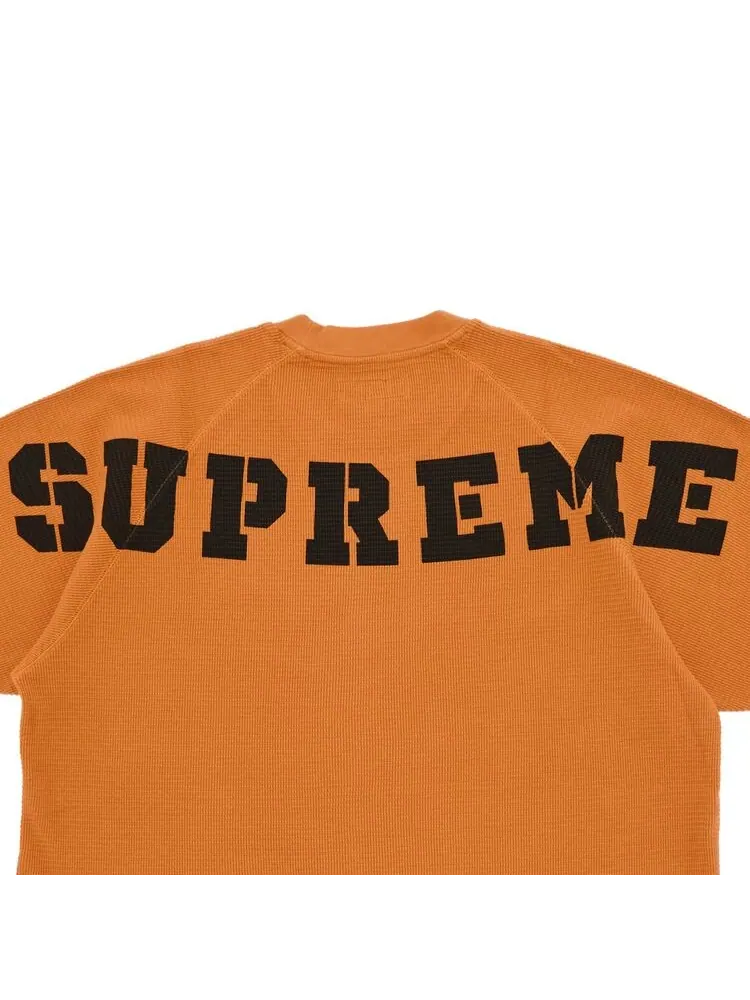 Топ Supreme Stencil Thermal Short-Sleeve Top Orange — изображение 3 из 3, оранжевый