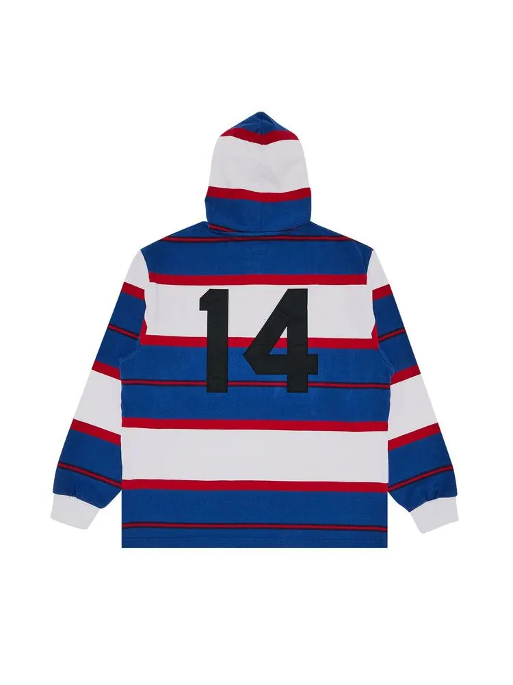 Толстовка Supreme Hooded Rugby — изображение 2 из 3, королевский