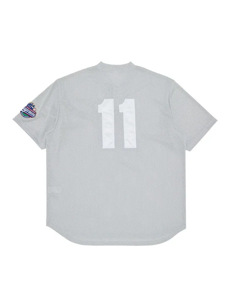 Топ Supreme S Logo Baseball Henley — изображение 2 из 3, серый
