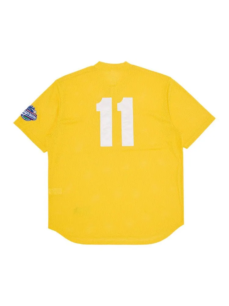Топ Supreme S Logo Baseball Henley — изображение 2 из 3, желтый
