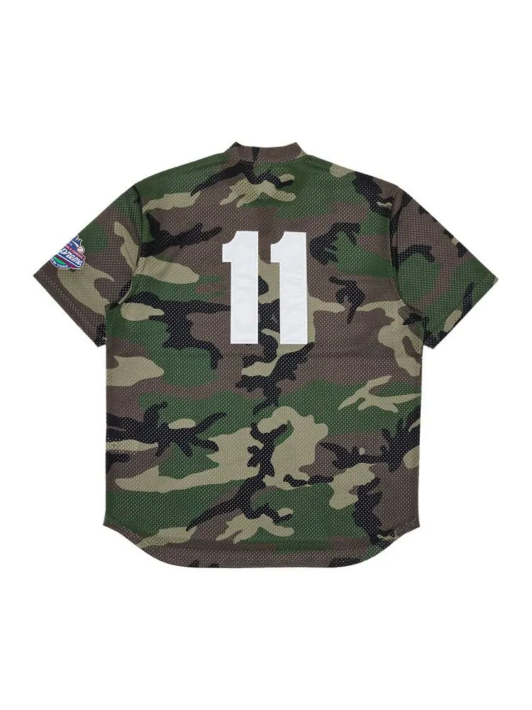 Топ Supreme S Logo Baseball Henley, Woodland Camo — изображение 2 из 3, мульти
