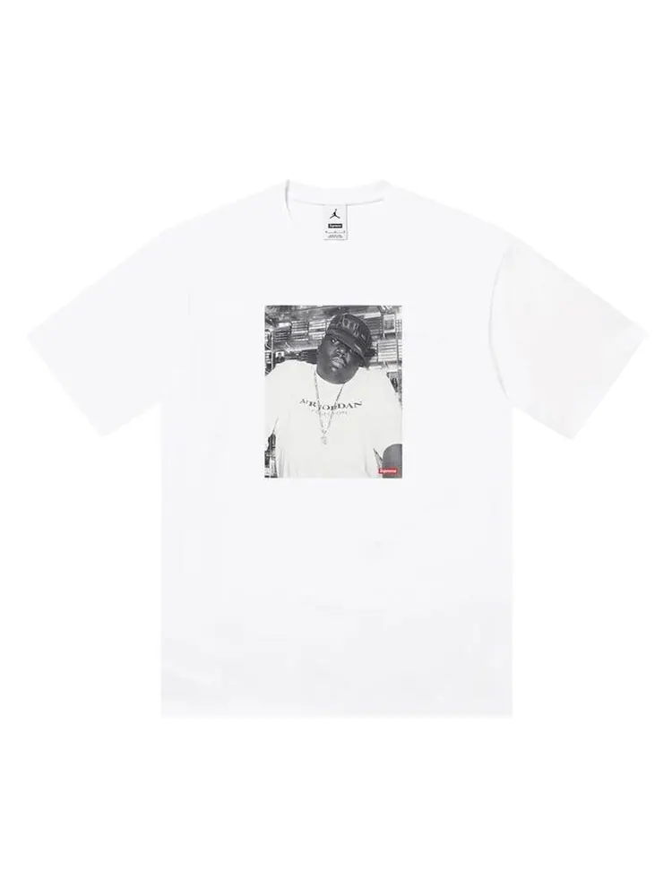 Футболка Supreme x Jordan Biggie Short-Sleeve — изображение 1 из 2, белый